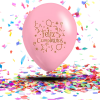 Globos Látex Biodegradables Pastel "Feliz Cumpleaños" | Sueños en Tonos Suaves y Brillo Eco-Consciente
