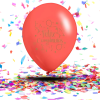 Globos Látex Biodegradables Pastel "Feliz Cumpleaños" | Sueños en Tonos Suaves y Brillo Eco-Consciente