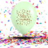 Globos Látex Biodegradables Pastel "Feliz Cumpleaños" | Sueños en Tonos Suaves y Brillo Eco-Consciente