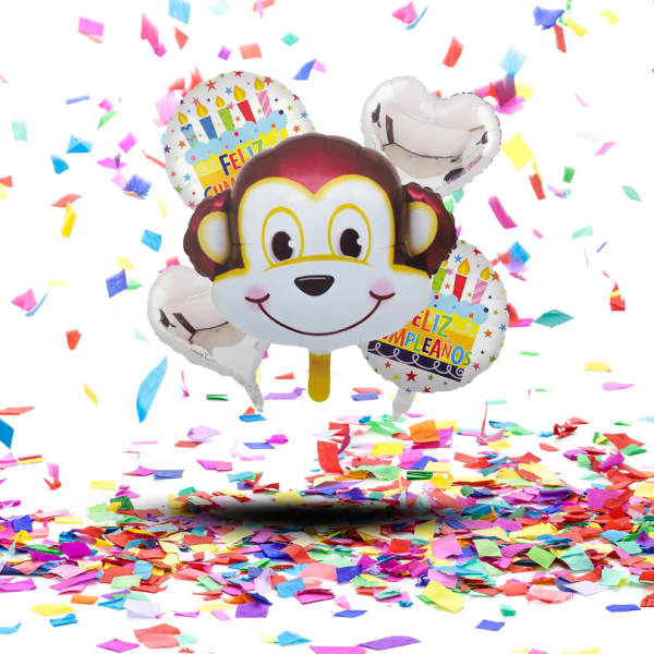 Bouquets de Globos Animales x5 |  La Selva y los Dinosaurios Llegan a tu Cumpleaños