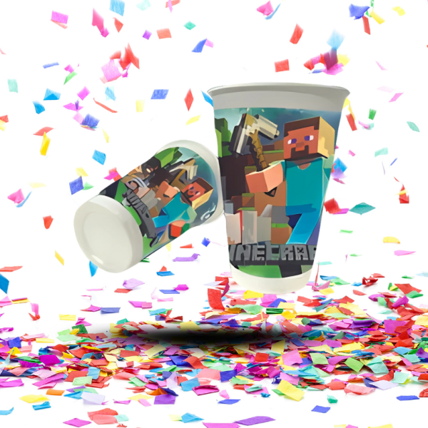 Kit Decoración Minecraft Fiesta Cumpleaños Todo en Uno | Construye una Fiesta Épica
