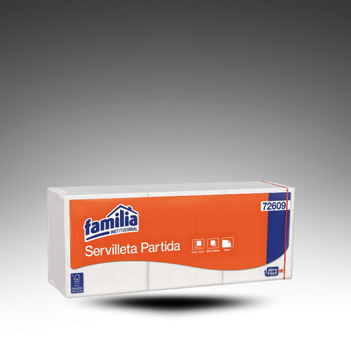 Servilleta Blanca Partida x 600 - Papel Absorbente y Suave para Restaurantes, Oficinas y Hogares